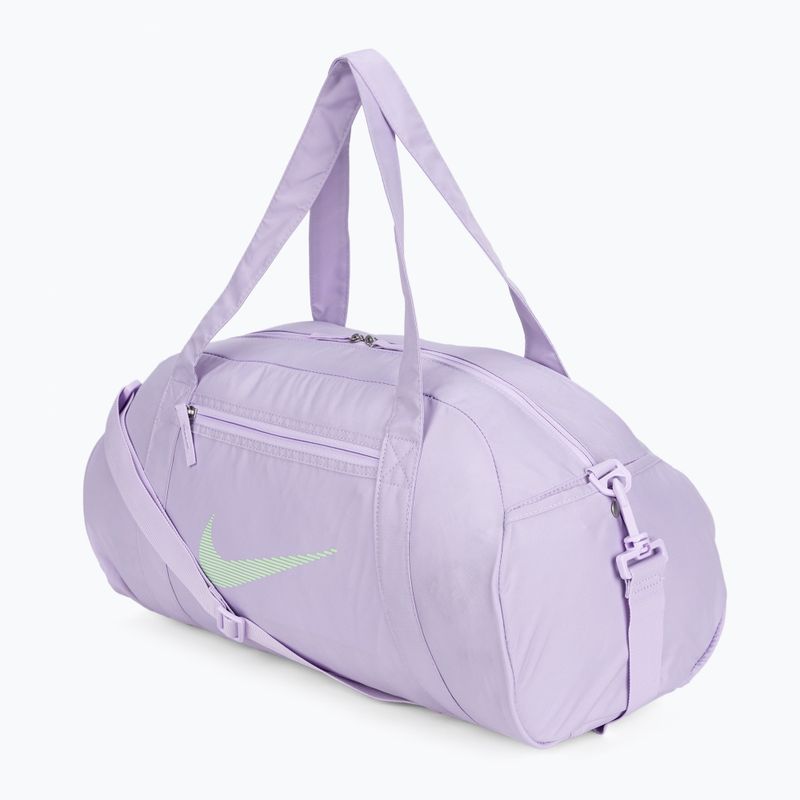 Dámská tréninková taška Nike Gym Club 24 l lilac bloom/lilac bloom/vapor green 2