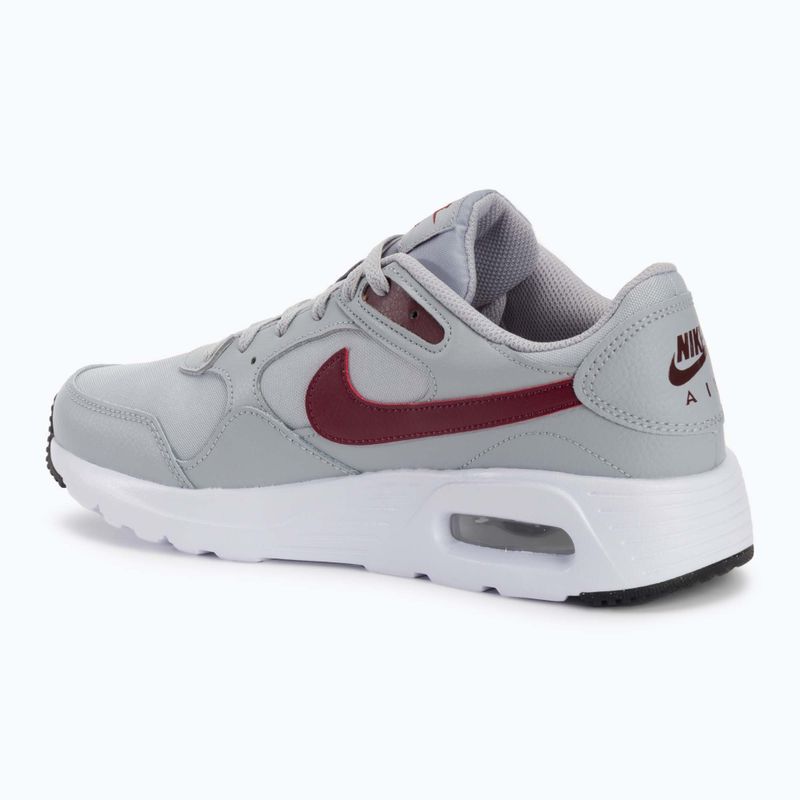 Pánské boty Nike Air Max Sc wolf grey / burgundy crush / white / dark team red 3