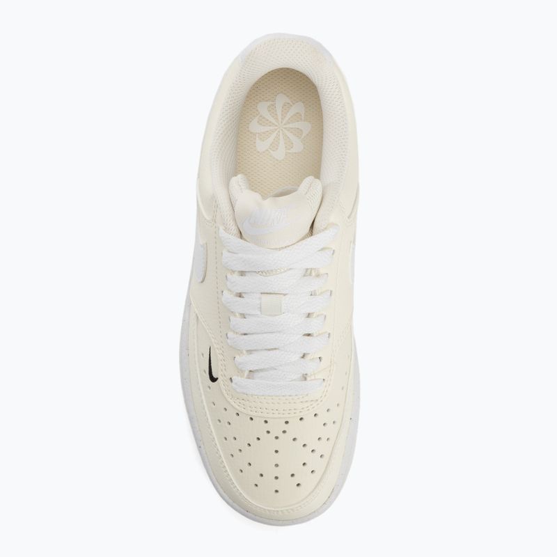 Dámské boty Nike Court Vision Low Next Nature white / black / pale ivory 5