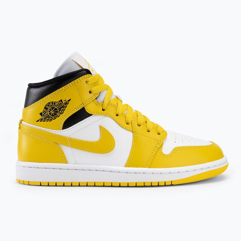 Dámské boty Air Jordan 1 Mid white/black/vivid sulfur 2