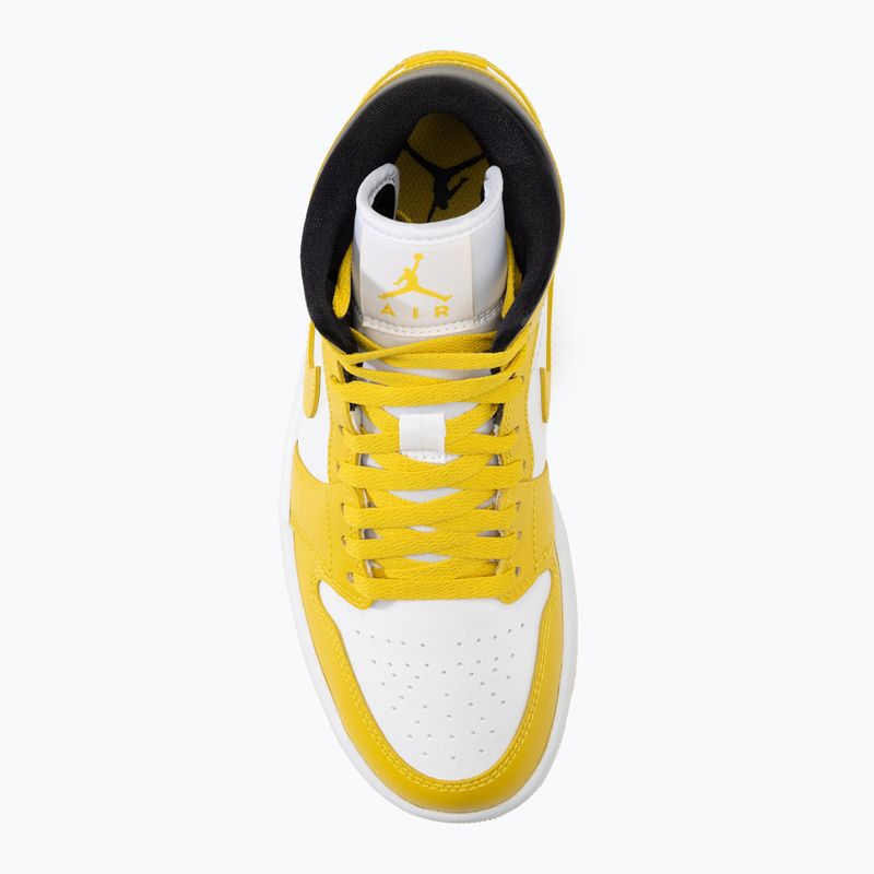 Dámské boty Air Jordan 1 Mid white/black/vivid sulfur 5