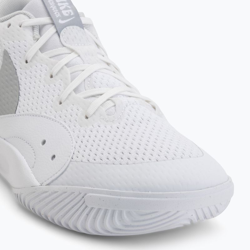 Volejbalové boty Nike Hyperquick Court Flight white/photon dust/metallic silver 7
