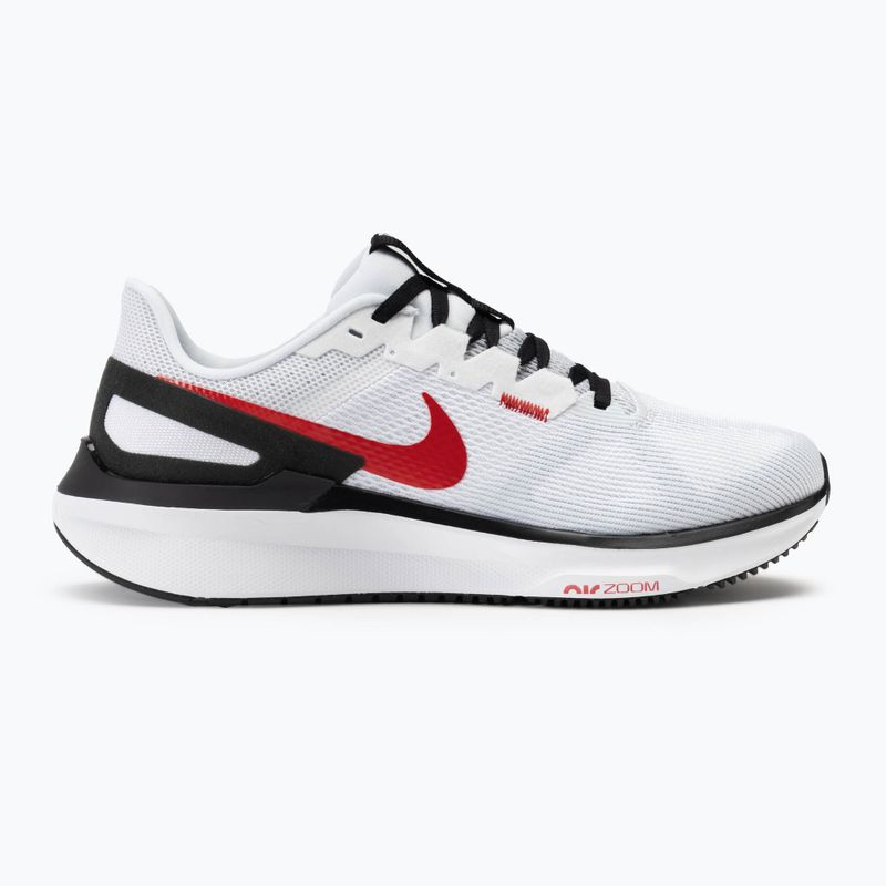 Pánské běžecké boty Nike Structure 25 white/black/light mmoke grey/fire red 2