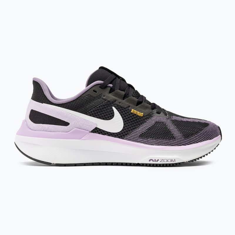 Nike Structure 25 dámské běžecké boty black / daybreak / lilac bloom / white 2