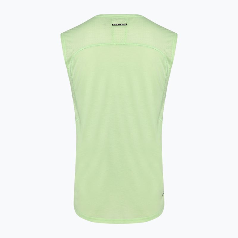 Pánské běžecké tílko Nike Solar Chase vapor green/neutral olive/black 2