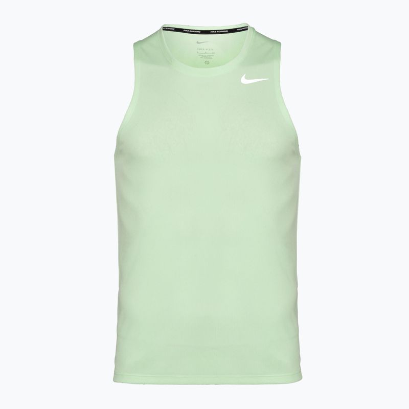 Pánské běžecké tílko Nike Dri-Fit Miler vapor green