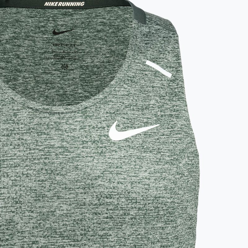 Pánské běžecké tílko Nike Dri-Fit Rise 365 vintage green/heather 3