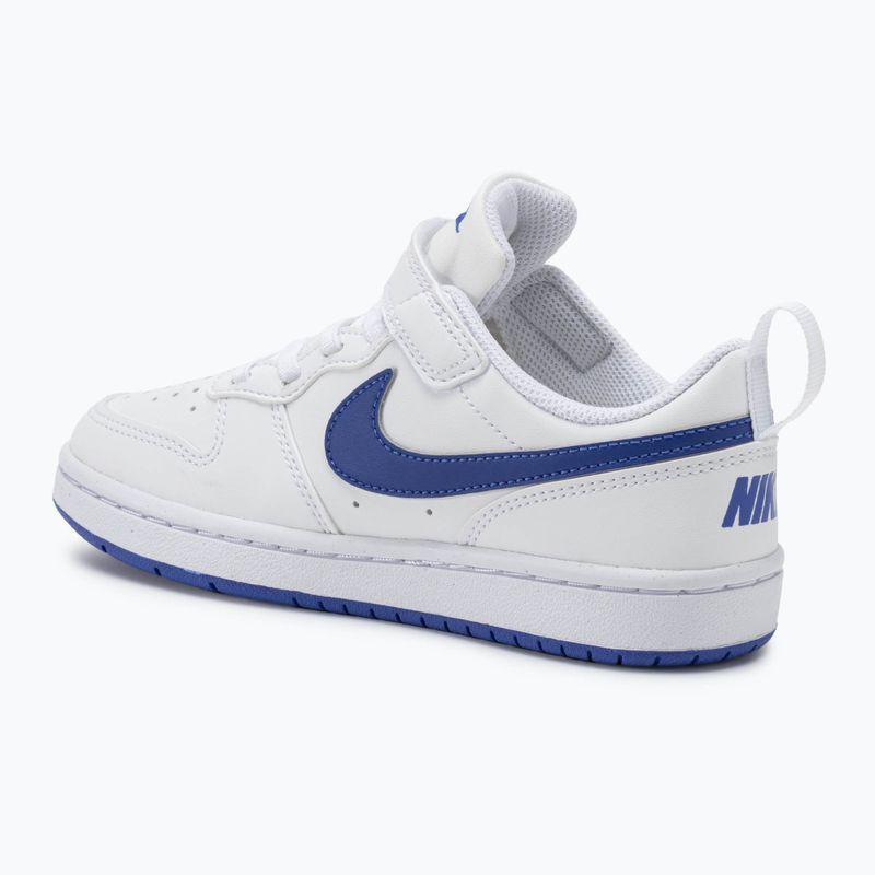 Dětské boty Nike Court Borough Low Recraft white/hyper royal 3