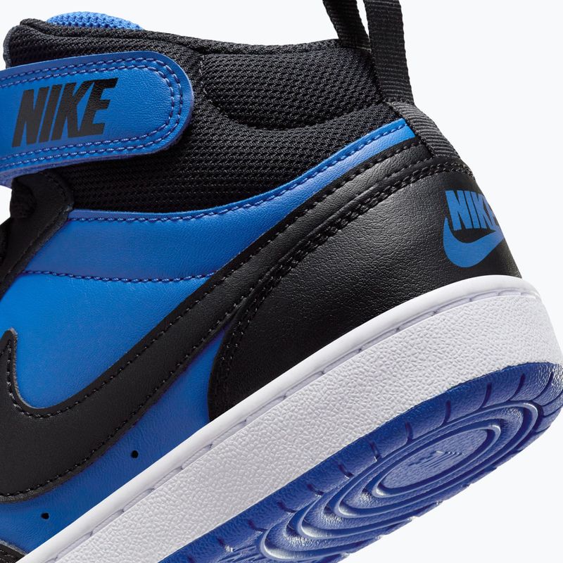 Dětské boty Nike Court Borough Mid 2 game royal/white/black 9