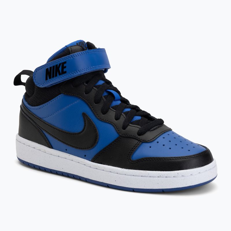 Boty Nike Court Borough Mid 2 game royal/white/black