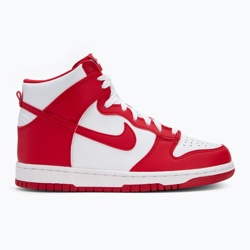 Boty Nike Dunk High white/university red 2