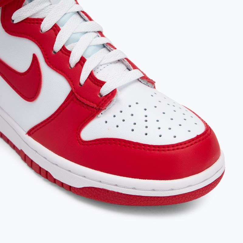 Boty Nike Dunk High white/university red 7