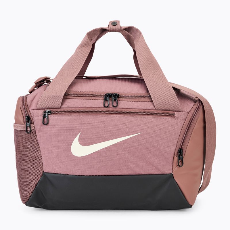 Sportovní  taška Nike Brasilia 9.5 Duffle 25 l smokey mauve/black/light orewood brown