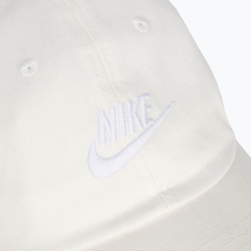 Nike Club Nestrukturovaná kšiltovka Futura Wash sail/white 3