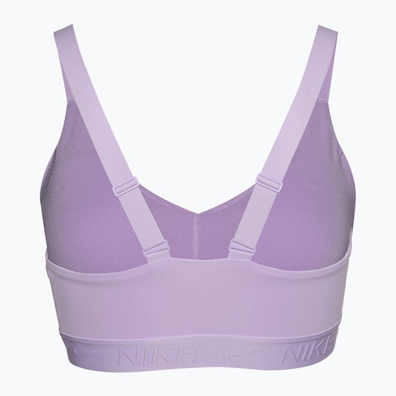 Tréninková podprsenka Nike Indy Medium Support lilac bloom/lilac bloom 2