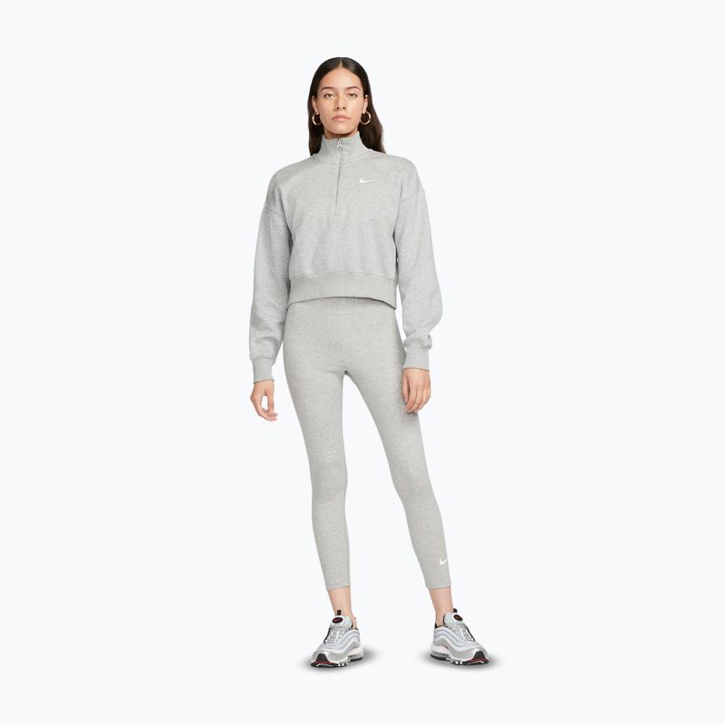 Dámské legíny Nike Sportswear Classic dark grey heather/sail 2