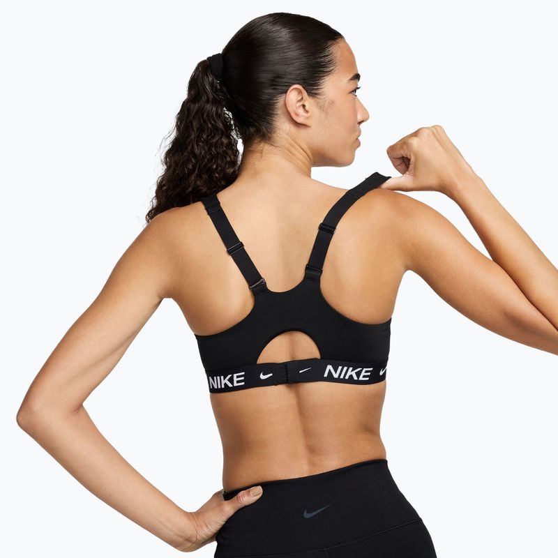 Dámská sportovní podprsenka Nike Indy High Support black/black/white 3