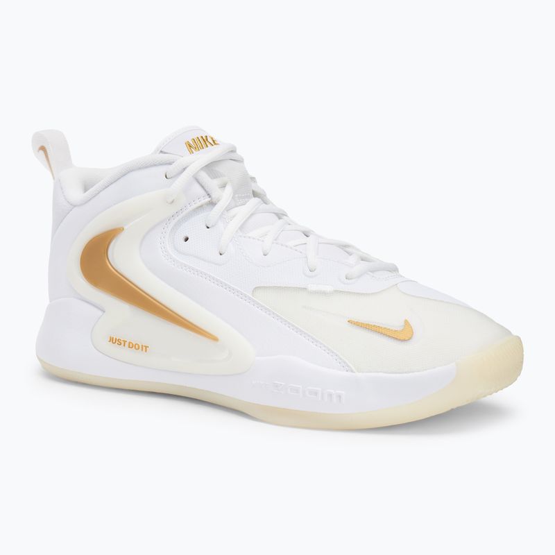 Boty Nike React Hyperset 2 bílá/bílá/metalická zlatá