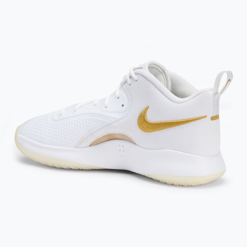 Boty Nike React Hyperset 2 bílá/bílá/metalická zlatá 3
