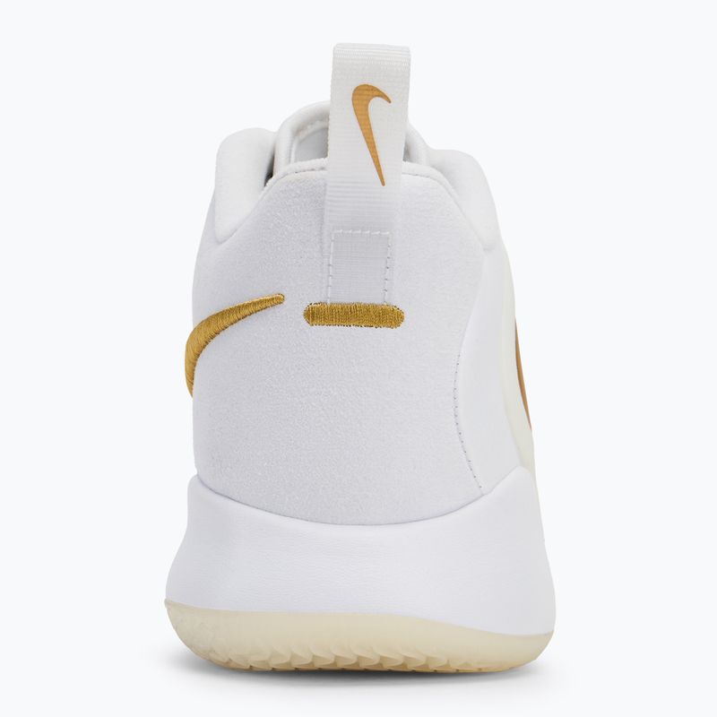 Boty Nike React Hyperset 2 bílá/bílá/metalická zlatá 6