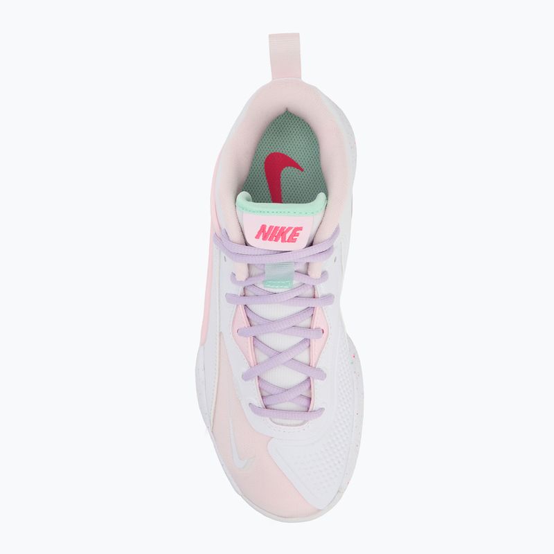 Volejbalové boty Nike Hyperset 2 SE bílá/hyper pink/mint foam/violet mist/ pink foam 5