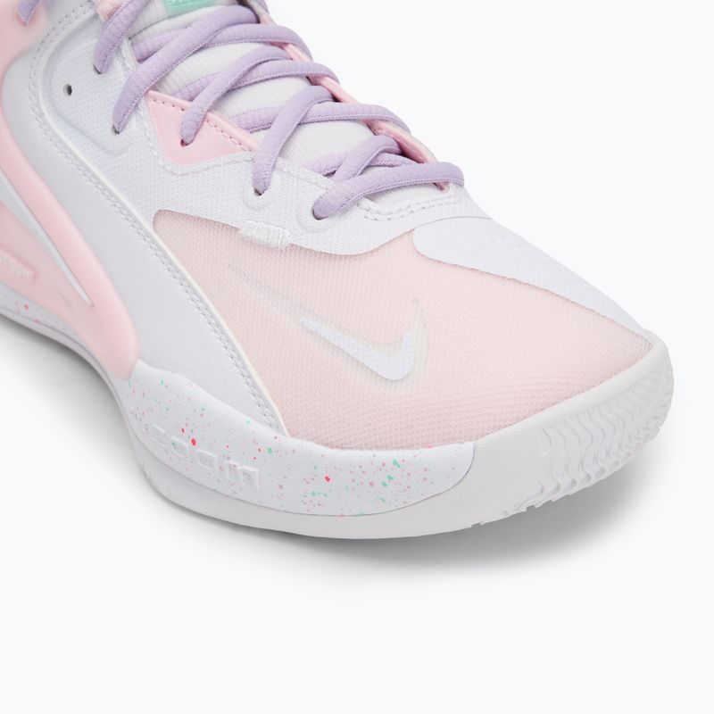 Volejbalové boty Nike Hyperset 2 SE bílá/hyper pink/mint foam/violet mist/ pink foam 7