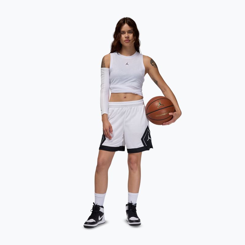Dámské basketbalové šortky Jordan Sport Diamond 4" white/black/black/white 2