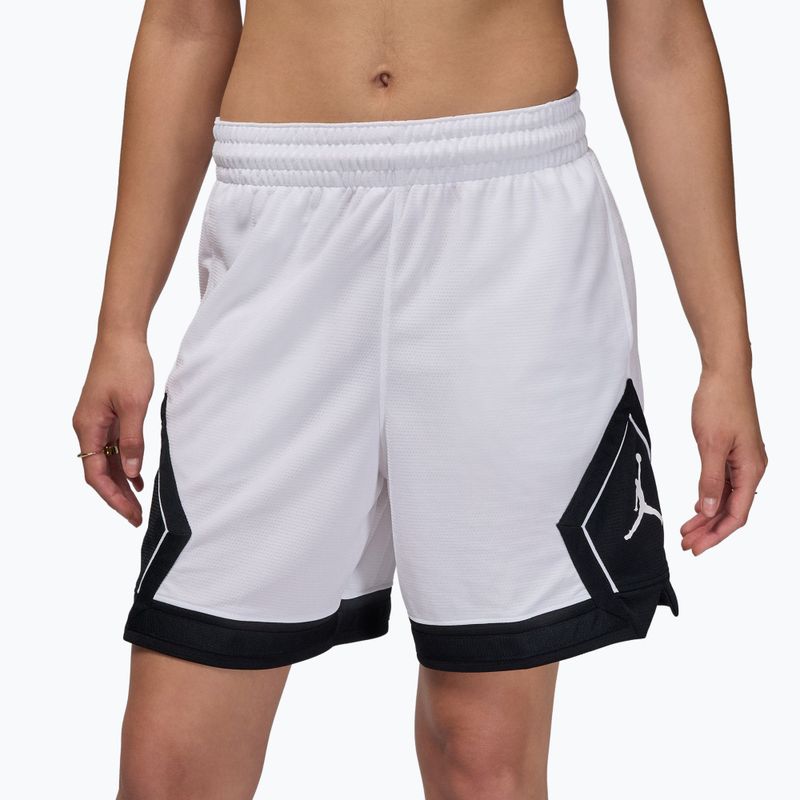 Dámské basketbalové šortky Jordan Sport Diamond 4" white/black/black/white 3