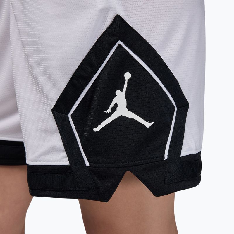 Dámské basketbalové šortky Jordan Sport Diamond 4" white/black/black/white 7