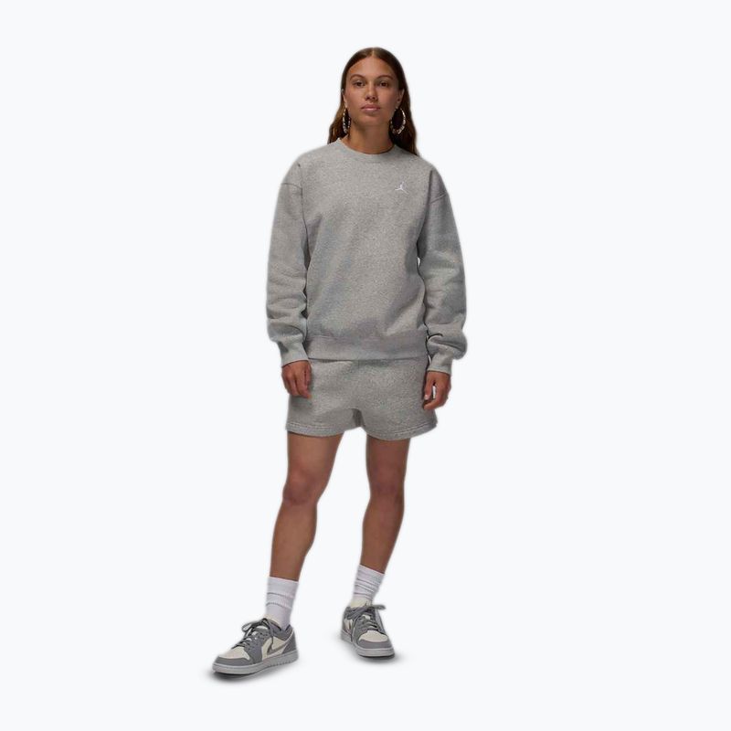 Dámská mikina Jordan Brooklyn Fleece dark grey heather/white 2