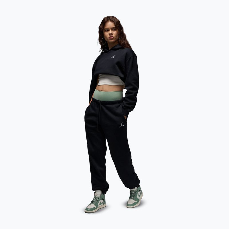 Dámské kalhoty  Jordan Brooklyn Fleece black/white 2