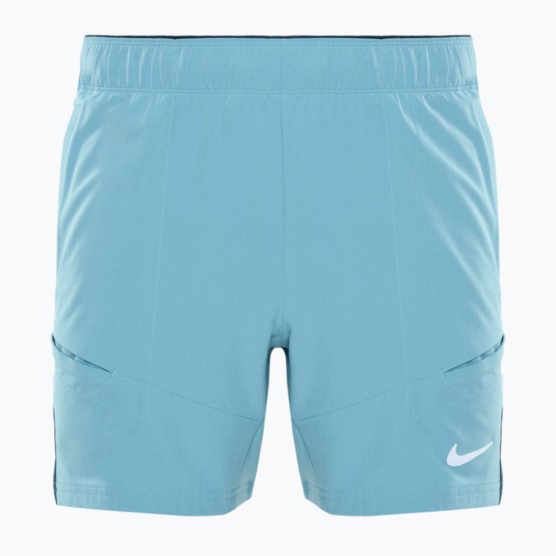Pánské tenisové šortky Nike Court Advantage Dri-FIT 7" denim turquoise/ armory navy/ white