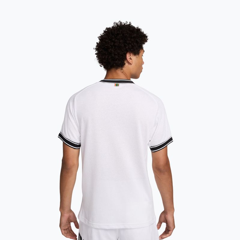 Pánské tenisové tričko Nike Court Heritage white/black 3