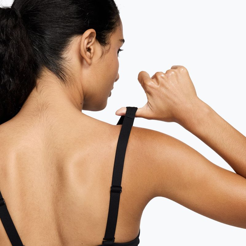 Tréninková podprsenka Nike Pro Indy Plunge black/white/white 8