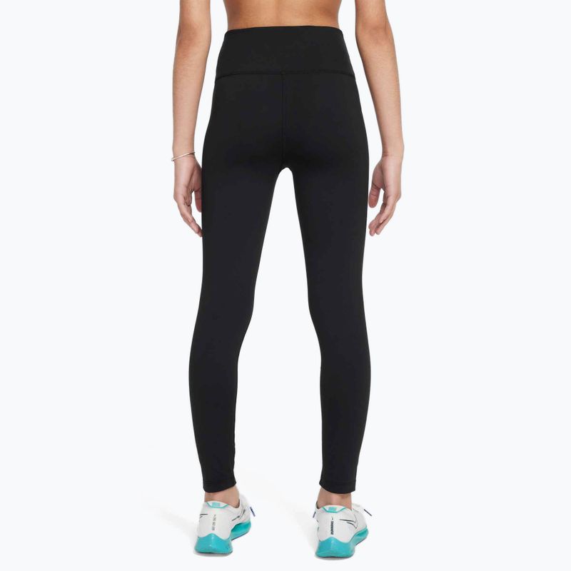 Dětské legíny Nike One Dri-Fit High-Waisted black/white 3