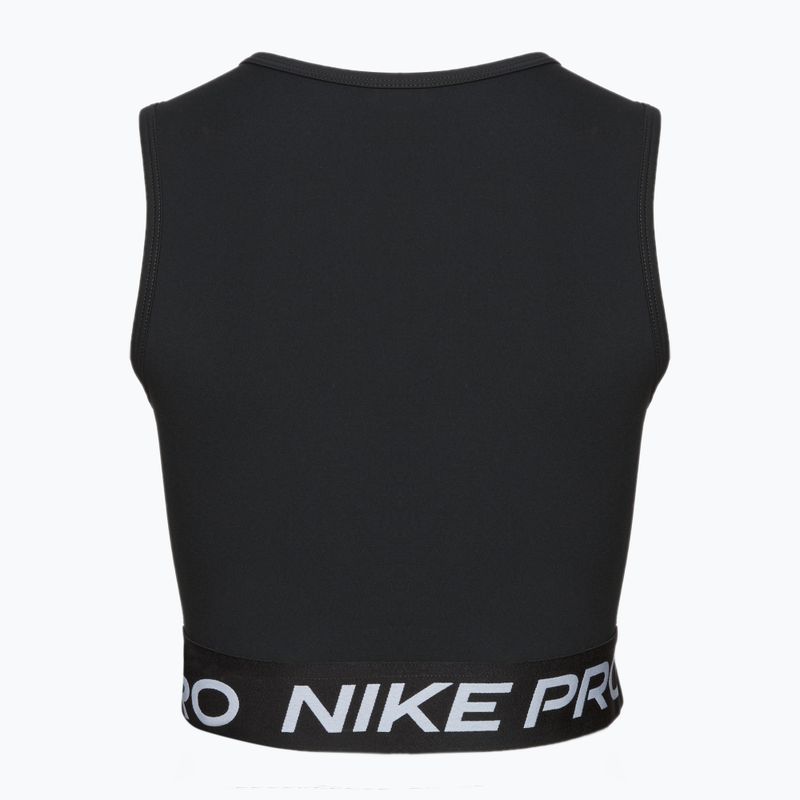 Dámské fitness  tílko  tank top  Nike Pro Dri-Fit black/white 2