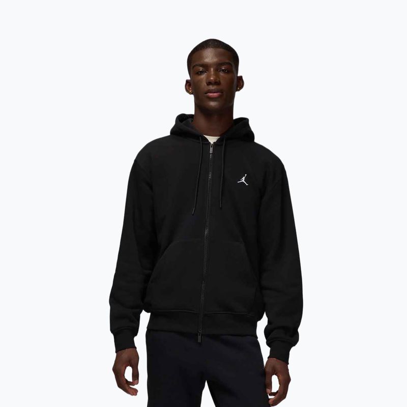 Pánská mikina Jordan Brooklyn Fleece Full Zip černá/bílá