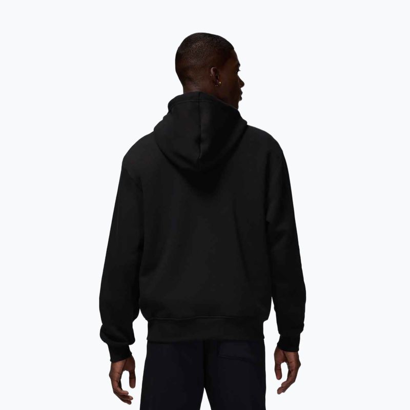 Pánská mikina Jordan Brooklyn Fleece Full Zip černá/bílá 3