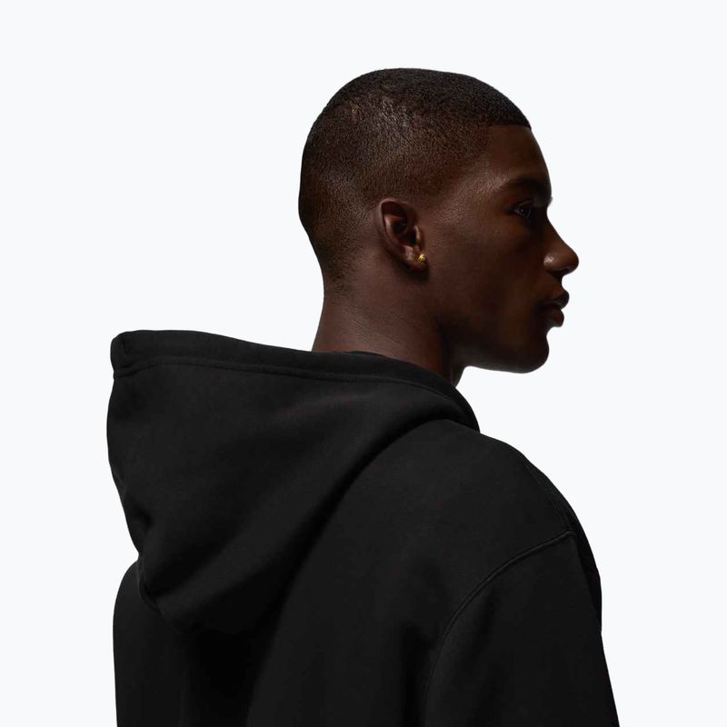 Pánská mikina Jordan Brooklyn Fleece Full Zip černá/bílá 5