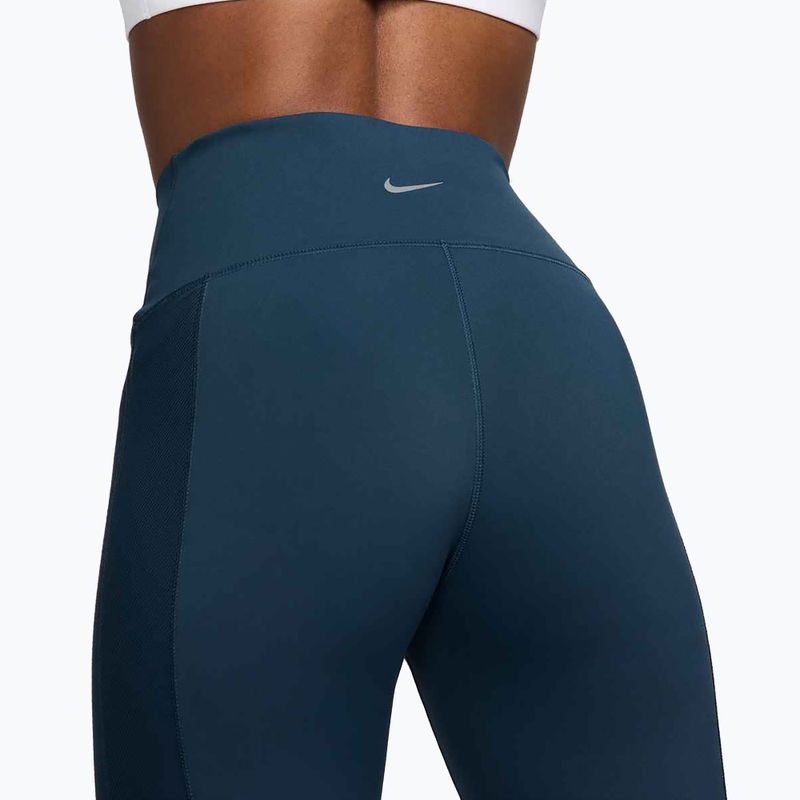 Dámské legíny Nike One Wrap High-Waist 7/8 Armory Navy 6