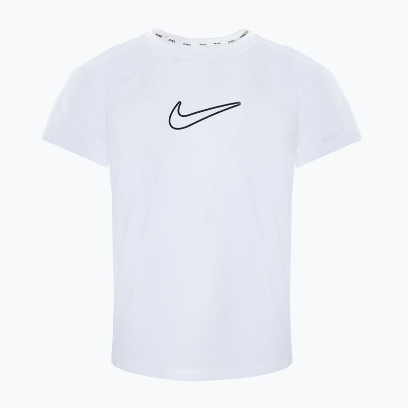 Dětské tričko  Nike One Dri-Fit white/black