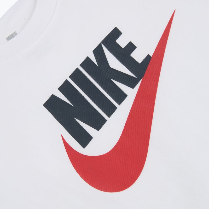 Dětské tričko Nike Sportswear white/obsidian/university red 3