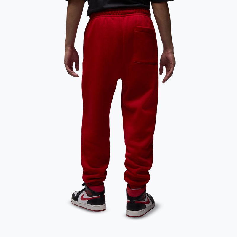 Spodnie męskie  Nike Jordan Brooklyn Fleece gym red/white 3
