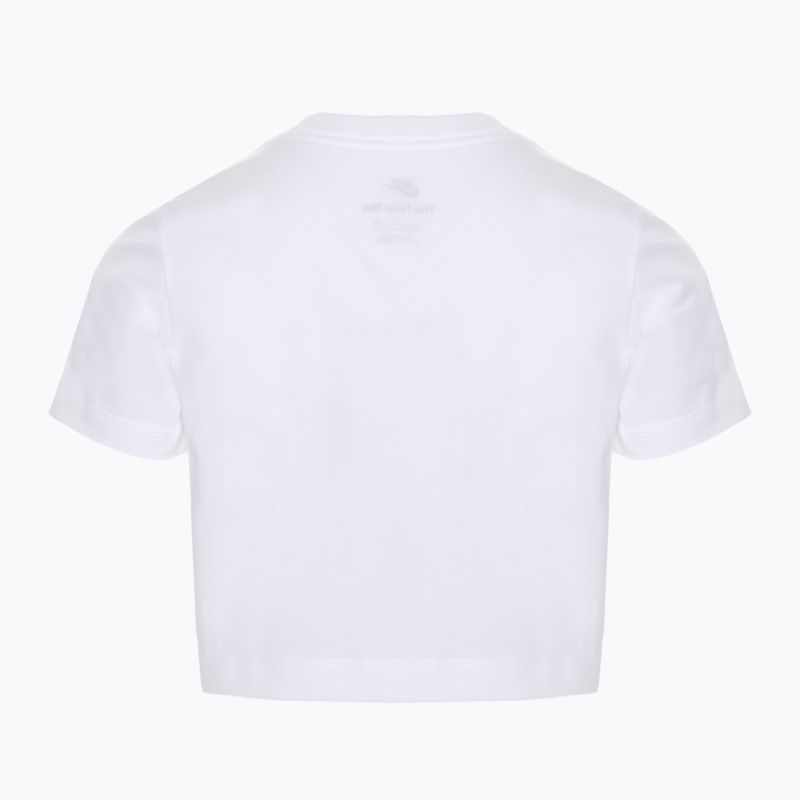 Dětské tričko  Nike Sportswear Cropped white 2