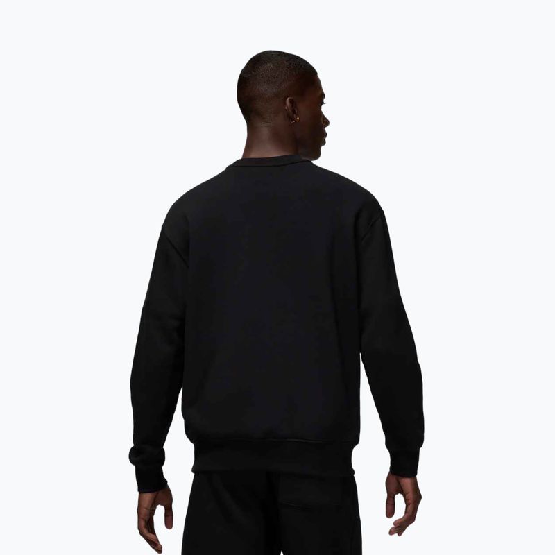 Pánská mikina  Jordan Brooklyn Fleece Crew black/white 3