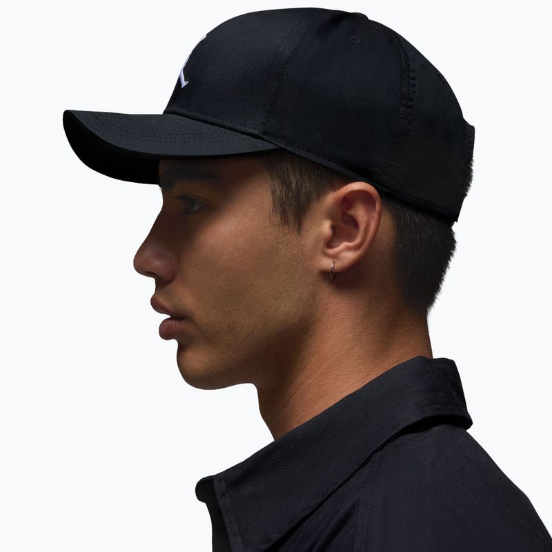 Kšiltovka Nike Jordan Rise Structured Curved-Bill black/white 9
