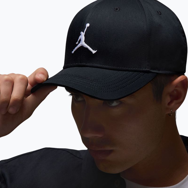 Kšiltovka Nike Jordan Rise Structured Curved-Bill black/white 10