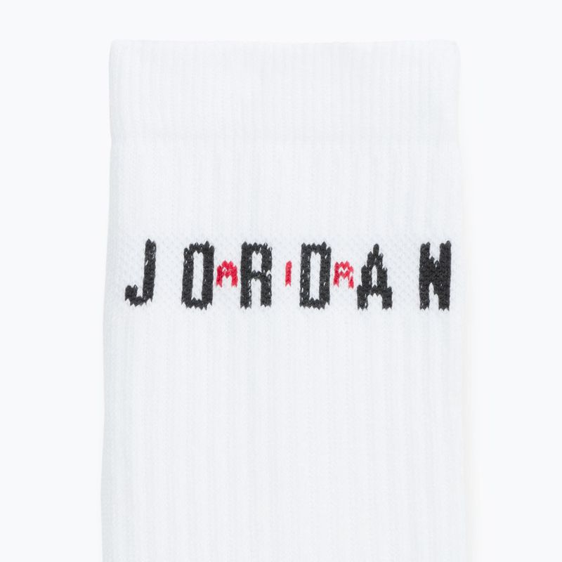 Ponožky Nike Jordan Everyday Crew 6 párů white/gym red/black 4