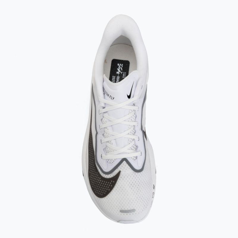 Pánské běžecké boty Nike Zoom Fly 6 white/smoke grey/metallic silver/black 5