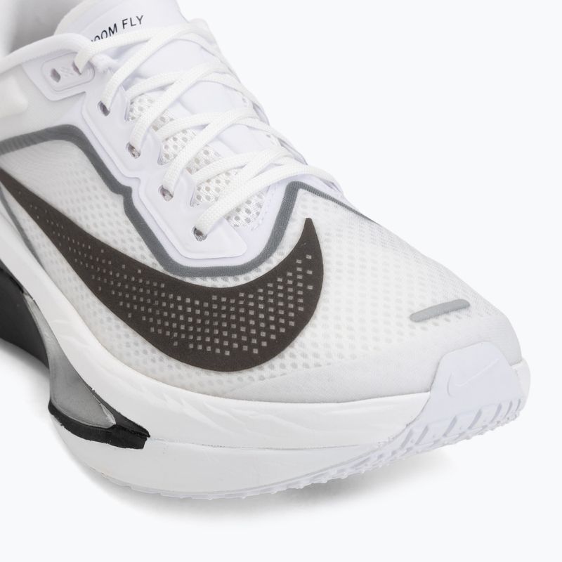 Pánské běžecké boty Nike Zoom Fly 6 white/smoke grey/metallic silver/black 7